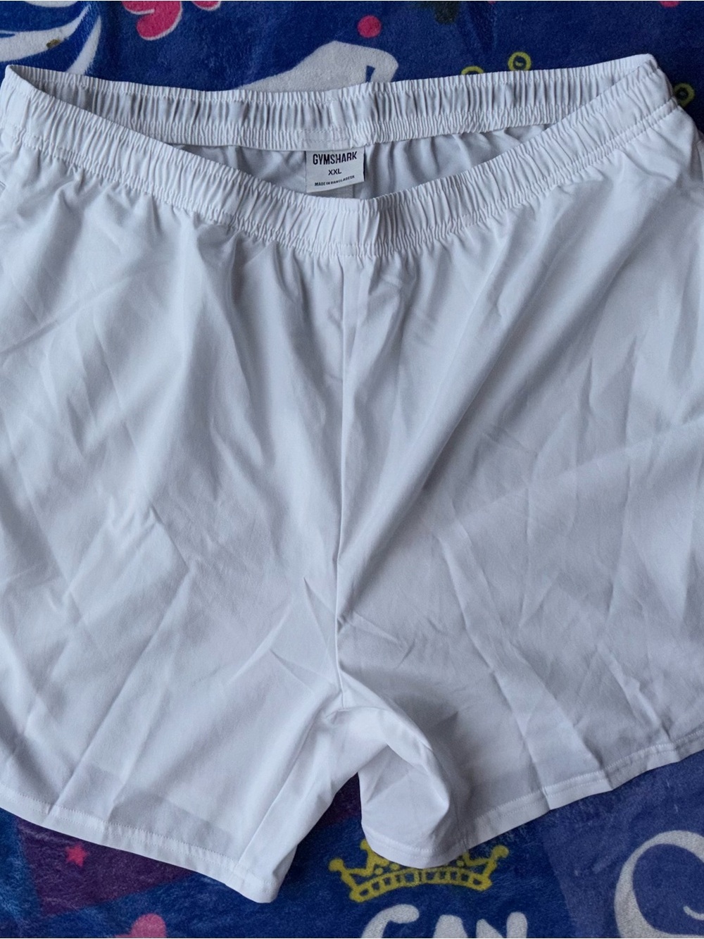 Gymshark Men’s White Athletic Shorts
